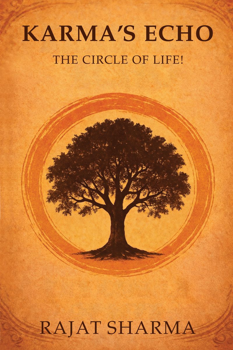 The cover of Karma’s Echo: The Circle of Life! by Rajat Sharma